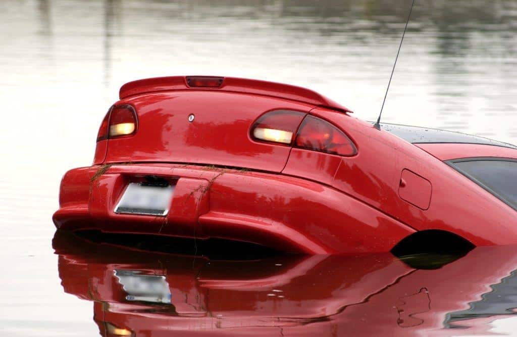 Submerged Car