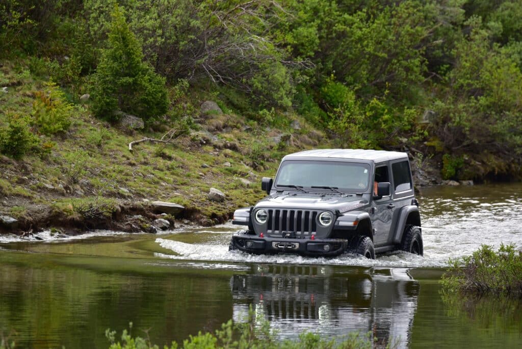 Submerged Jeep