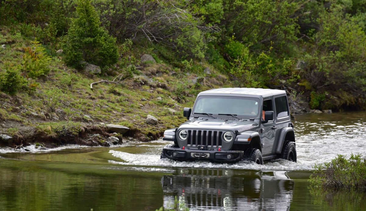 Submerged Jeep