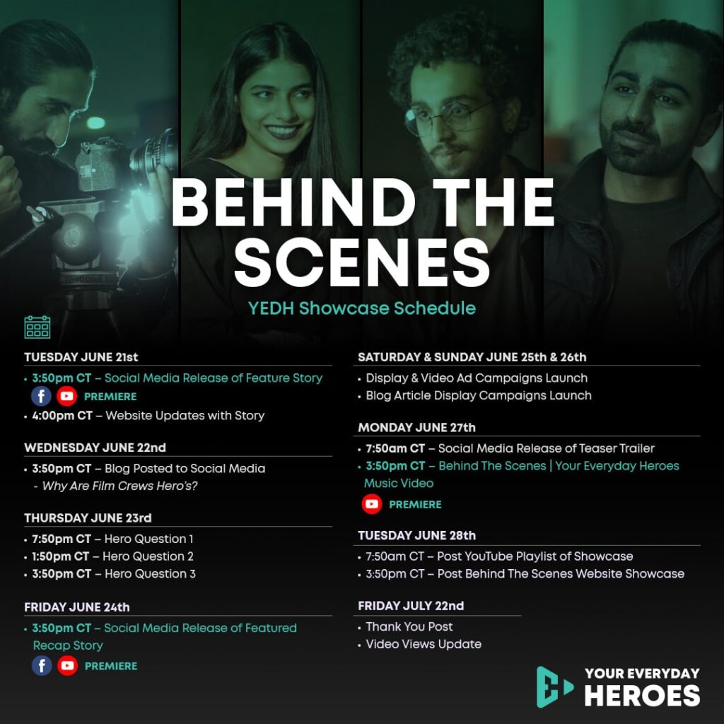 Behind the scenes calendar dates Behind the scenes calendar dates