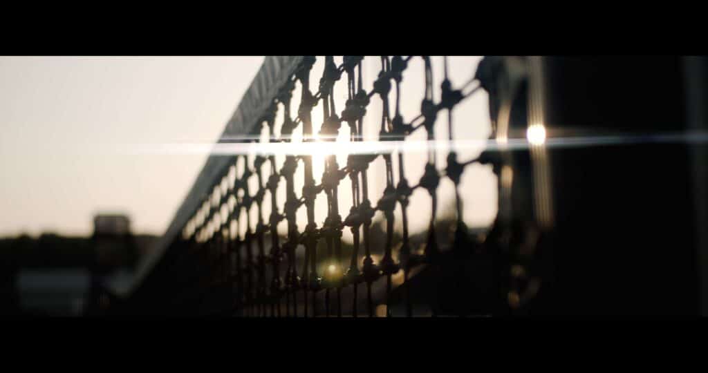 adaptive athlete David Wagner tennis story training session