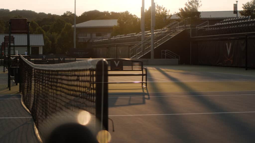Paralympic David Wagner wheelchair tennis match