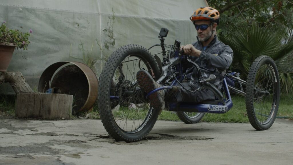 Beyond The Fall feature image showing Sebastián “Zuko” Carrasco during an adaptive mountain climbing expedition after spinal cord injury.